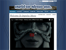 Tablet Screenshot of impulsemusic.com